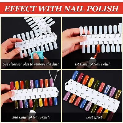 Nail Art Polish Gel Design Display Palette Color Chart Bulk 36 Tips Displays • $9.95