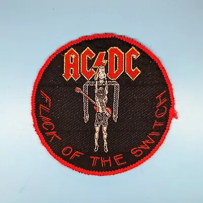 AC/DC Vintage Woven Glitter Patch Metal Rock Band Acdc • $25