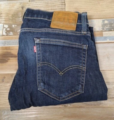 £9.99 • Buy Levi's Premium Lot 519's Jeans W33 L29 Blue Mens Skinny Fit Hi Ball Zip Fly  