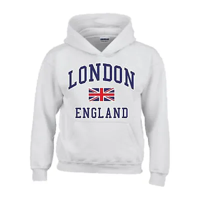 I Love London England Hoodie UK Novelty Souvenir Birthday Xmas Gift Kids Hoody • £17.99