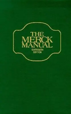 The Merck Manual Of Diagnosis And Thera- Robert Berkow 9780911910162 Hardcover • $4.34