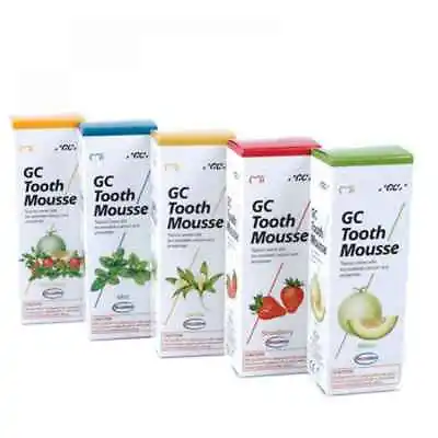 Dental GC TOOTH MOUSSE Topical Dental Creme ADVISORY 40g Paste - FLAVOUR AVAILBE • $56.79