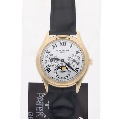 Patek Philippe Grand Complications Perpetual Auto Gold Mens Watch 3940J-022 • $49950