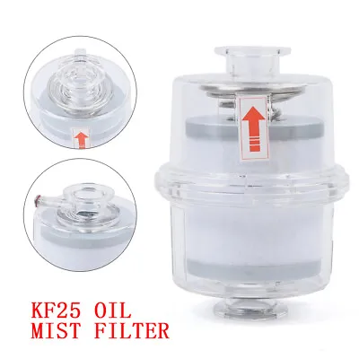 Kf-25 Vacuum Pump Exhaust Oil Mist Filter Eliminator Replacement Kit New • $50.35
