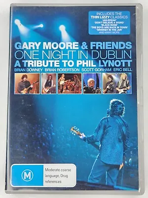 Gary Moore & Friends - One Night In Dublin Tribute To Phil Lynott - Region 4 DVD • $9.72