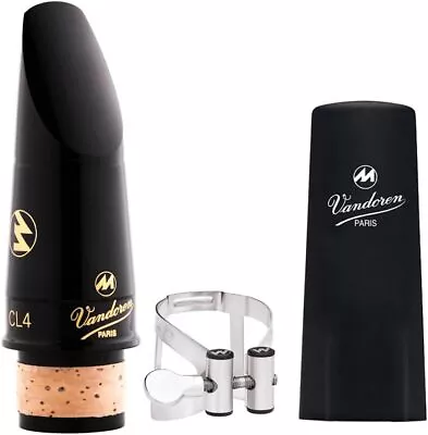 Vandoren Masters CL4 Bb Clarinet Mouthpiece With M/O Pewter Ligature BRAND NEW • $199