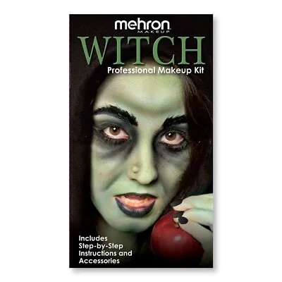 Mehron Professional Witch Character Makeup Kit Set Fancy Dress Party Birthday • £27.99