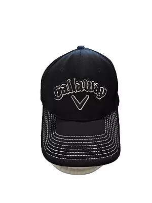 Callaway Golf New Era Cap Hat Black Stretch Fit Golf Cap • $28