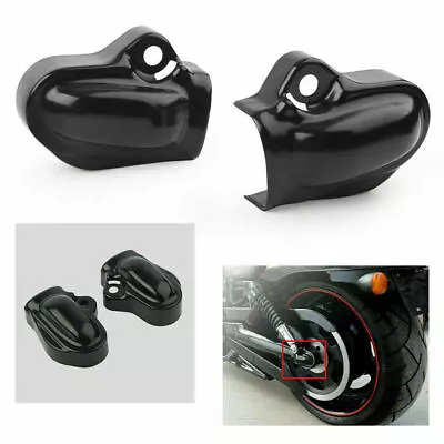 1 Pair Bar & Shield Rear Axle Cover For Harley VRSC V-Rod VRSCA 2002-17 Black ST • $33.95