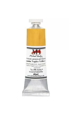 Michael Harding : Oil Paint : 40ml : Genuine Naples Yellow Dark • £49.99