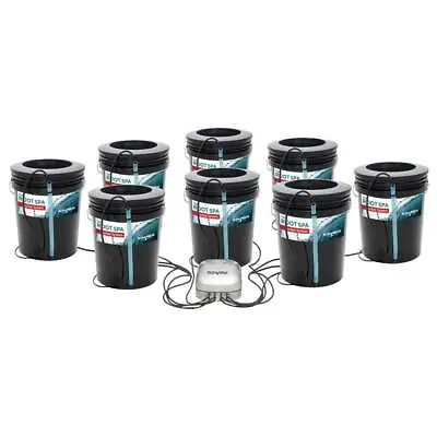 Active Aqua RS5GAL8SYS Root Spa 5-Gallon 8-Bucket Deep Water Culture System • $175