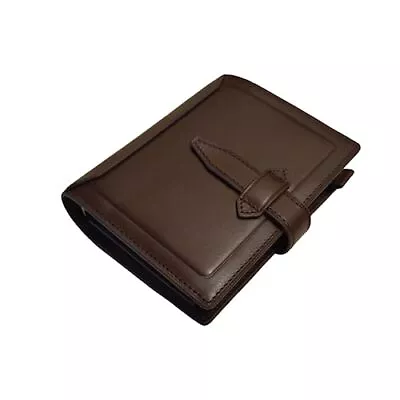 A7 Organizer Genuine Leather Stalogy Rings Planner Pocket Size Notebook With ... • $69.12