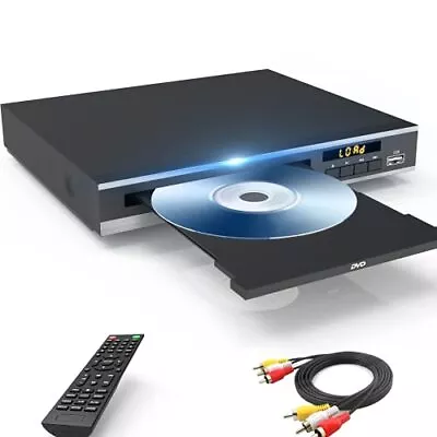 DVD Player Region Free DVD Players For CD/DVDs Compact DVD Player Supports... • $34.30