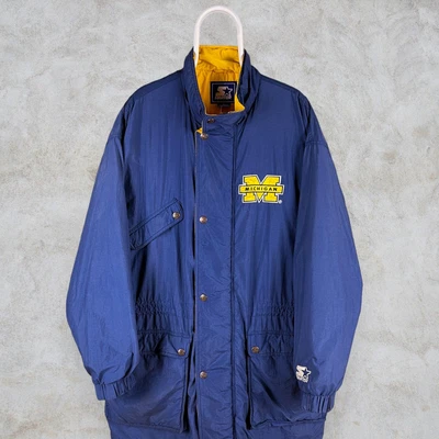 £40 • Buy Vintage Michigan Wolverines Starter Jacket Mens XL Rare 90s