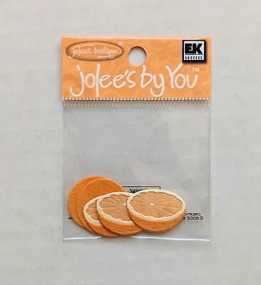 RARE Oranges Fruit Jolee's By You MINI Scrapbooking Embellishments • $5.59