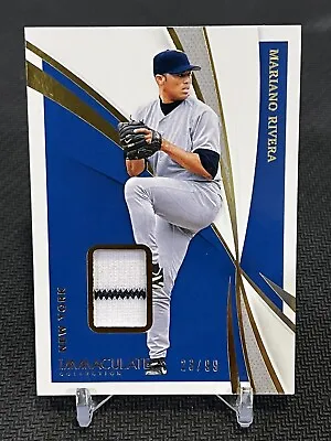 2021 Immaculate Game Worn Jersey Pin Stripe Mariano Rivera Yankees /99 #20 • $18.95