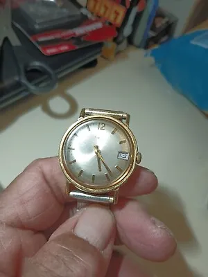 Timex  Marlin Vintage 34mm Gold-Toned Mechanical Hand-Wound Watch  • $25