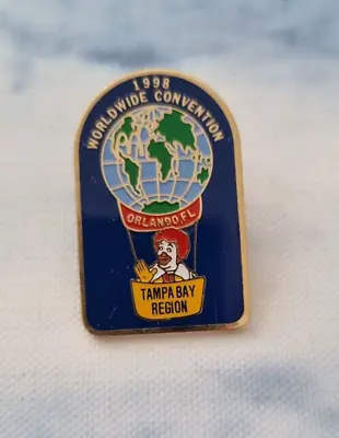 McDONALD'S Badge - 1998 Worldwide Convention Tampa Bay Region Orlando FL. Badge • £4.75
