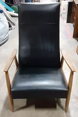 Milo Baughman Thayer Coggin Recliner Chair MCM Mid Century Modern Leather • $1500