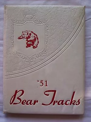 1951 Hatch Union High School Yearbook Hatch New Mexico  Bear Tracks • $75.31