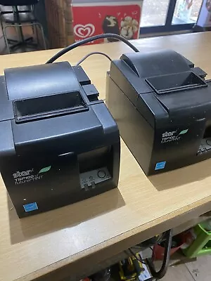 £80 • Buy 2 X Star TSP100II USB Thermal Receipt Printers Complete Power And Usb Cable