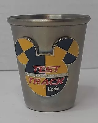 Disney Parks Epcot Test Track Mickey Metal Shot Glass Tooth Pick Holder 2-1/4” • $11