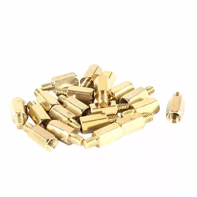 20pcs PC PCB Motherboard Brass Bolt Spacer Bolt M3x8+4mm • $11.23