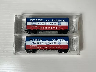 N Scale Micro-Trains New York New Haven & Hartford 40’ Box Cars  • $29.95