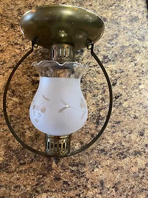 1940’s Vintage Salvage Moe Brothers Light Fixture • $35