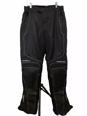 SEDICI Alexi 2 Mesh Motorcycle Pants Mens Size M Black Knee Armour Thermal Line • $99.95