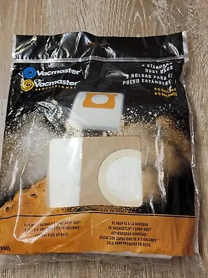 Vacuum Dust Bags 3 Pack Vacmaster 4-5 Gallons Dry  For Vacmaster & Shop Vac NIB • $3.99