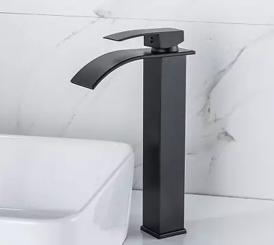 Tall High Rise Basin Mixer Tap Single Lever  Sink Tapscomes With Pop-up Waste • £37