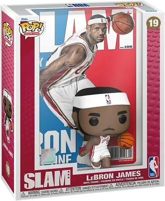 Funko Pop NBA Slam Cover Clevland Cavaliers LeBron James Figure • $25