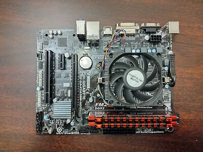 Gigabyte F2A58M-HD2 AMD A8-6500 4GB DDR3 Combo • $49