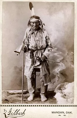 Native American Indian Big Hand Sioux Medicine Man 1880 Photo Print Poster • £4.50