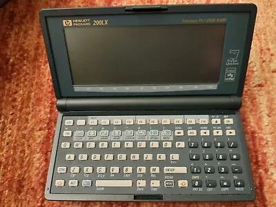 Vintage 1992 Hewlett Packard HP 200LX Palmtop PC 2MB • £170.30