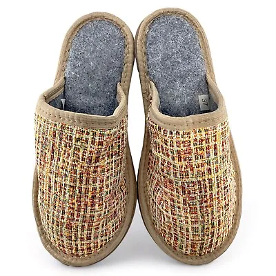 Women's Slippers 100% Sheep Wool Warm Cozy House Shoes NO-SLIP Slippers • $29.95