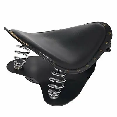 Motorcycle Bobber 3  Spring Leather Solo Seat For Honda CB750 CB650 Shadow VT750 • $107.90