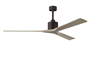 Matthews Fan Company Nan XL Ceiling Fan Text. Bronze Grey Ash 72  Blades Refurb • $165