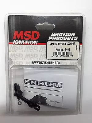 MSD 8468 MSD Ignition Distributor Vacuum Advance Lockout-NEW • $16.99