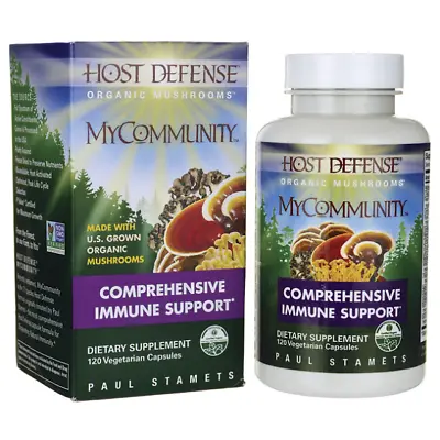 Host Defense My Community Immune Support Sealed Bottle 120 Capsules 02/21/2025 • $38