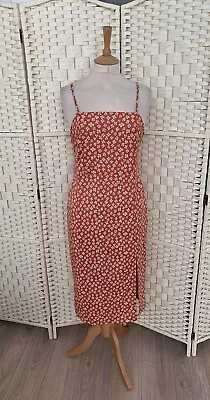 Zara Orange Stretch  Dress Size Large 12-14 • £5