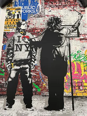 Hijack   Compose Yourself   Signed & Numbered - Mr. Brainwash Son - Banksy. • $1095