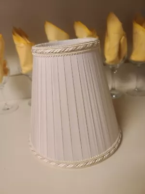 Vintage Lenox By Quoizel HAND SEWN LampSHADE 5X9X9 • $35