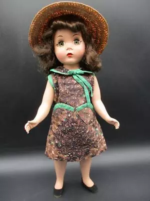 Vintage 1950s Madame Alexander 14  Hard Plastic Doll MAGGIE Face • $9.99