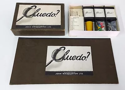 Vintage Early Edition Cluedo - Waddingtons 1950s With Separate Board Complete • £24.99