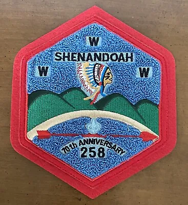 BSA Shenandoah Lodge 258 70th Anniversary Chenille  • $14.75