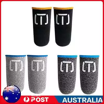 $6.39 • Buy 2pcs Finger Cover Gaming Thumb Sleeve For PUBG Mobile Game Sweatproof Breathable