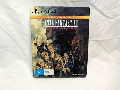 Final Fantasy XII: The Zodiac Age Limited Steelbook Edition (PlayStation 4 AUS) • $85