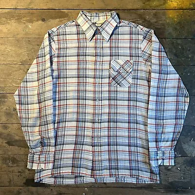 Vintage 70’s Levi’s Panatela Big E Shirt Checkered Western Sportswear Button Up • £50